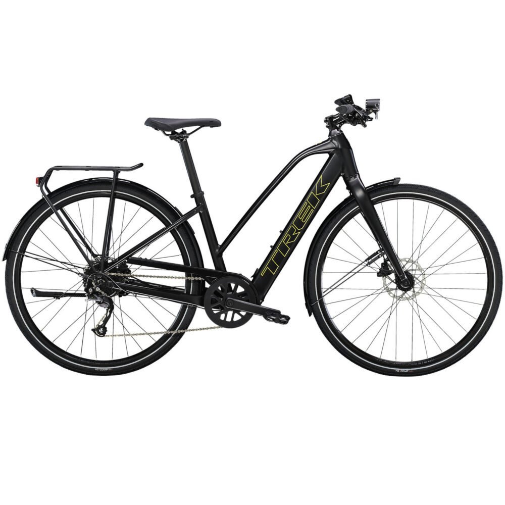 Trek FX+ 2 Stagger E-Bike City 2023 Blue Sage / Satin Trek Black. – Bild 6