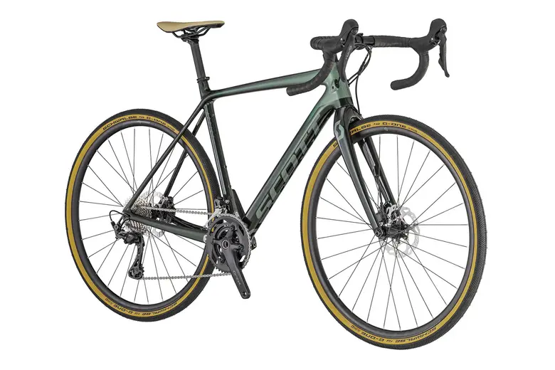 Scott Addict Gravel 30 dark green metalic/chamo gree – Bild 2